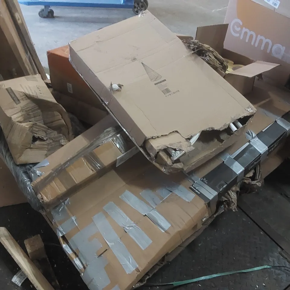 PALLET CONTAINING ASSORTED FURNITURE PARTS/CONSUMER PRODUCTS ECT