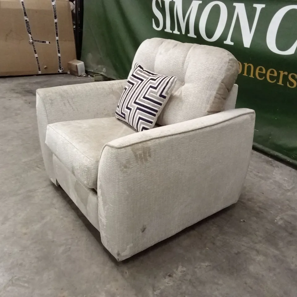 MARGATE POWER INCLINER ARMCHAIR - NATURAL RRP £649