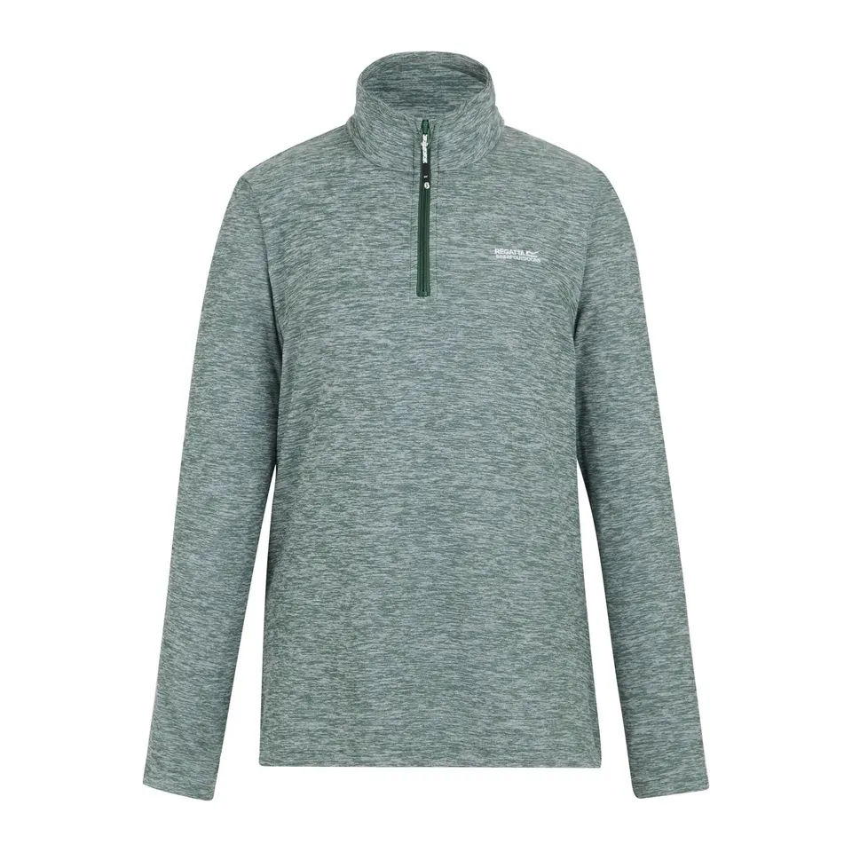 BRAND NEW REGATTA WOMEN'S SWEETHART MARL HALF-ZIP FLEECE IN MOROCCAN BLUE SIZE 14