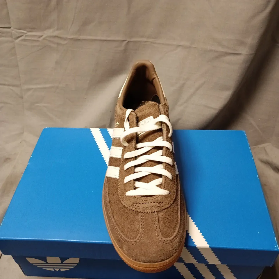 ADIDAS SPEZIAL BROWN SUEDE TRAINERS – BOXED SIZE 7