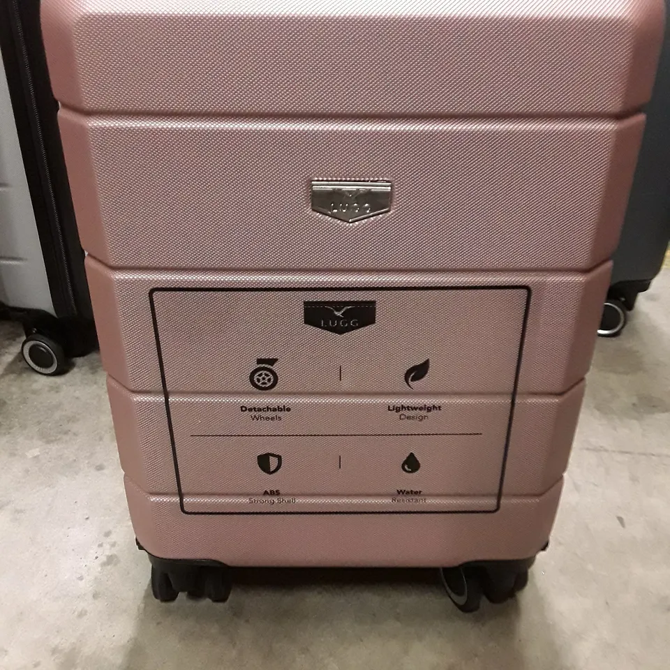 UNBOXED KEPLIN LUGG SMALL SIZE TRAVEL LUGGAGE WITH WHEELS PINK COLOUR 