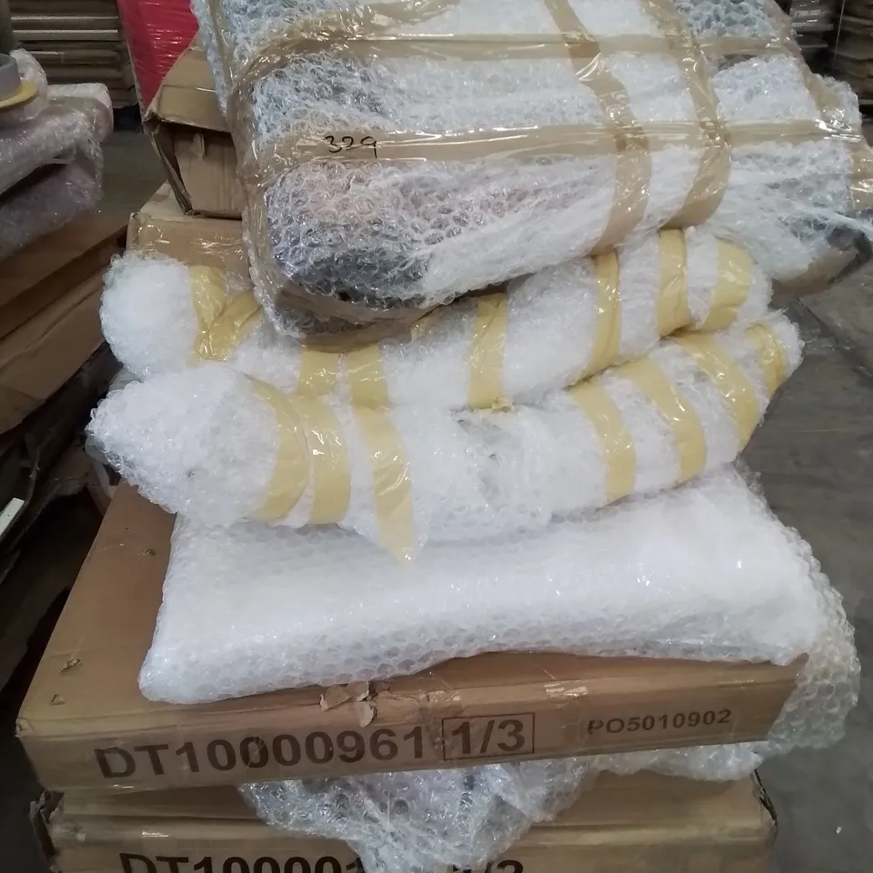 PALLET OF ASSORTED FLAT PACK FURNITURE PARTS
