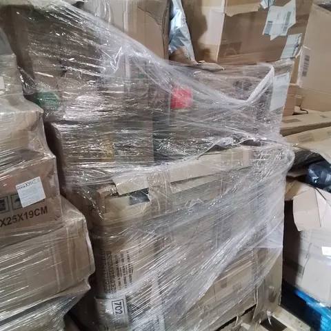 PALLET OF ASSORTED HOUSEHOLD GOODS AND PRODUCTS TO INCLUDE;DINING CHAIR,RADIATOR HEATER INSTALLATION,CUSHION