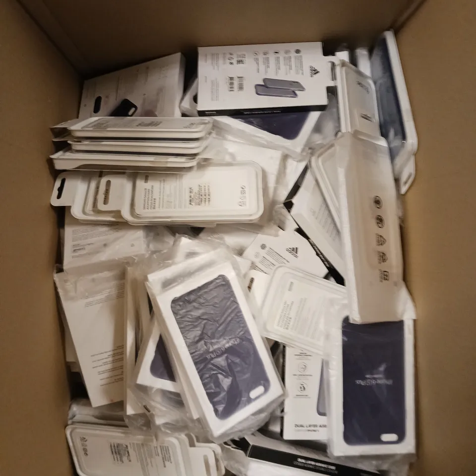 APPROXIMATELY 50 ASSORTED SMARTPHONE/TABLET PROTECTIVE CASES TO INCLUDE IPHONE 6S PLUS, GALAXY S8+, IPHONE X ETC 