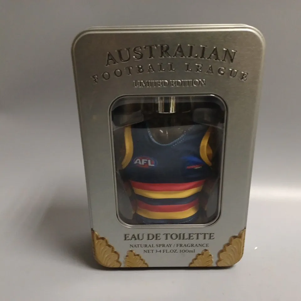APPROXIMATELY 5 AUSTRALIAN FOOTBALL LEAGUE LIMITED EDITION EAU DE TOILETTE (5 x100ml) (ADELAIDE CROWS)