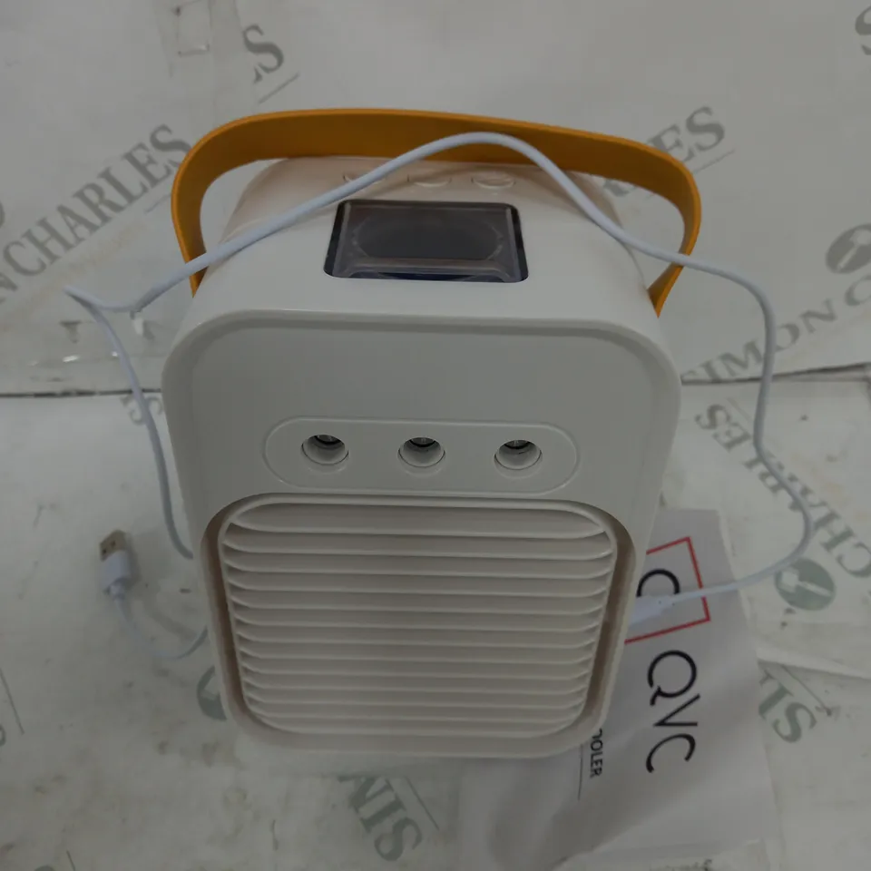 QVC RECHARGEABLE PERSONAL SPACE COOLER FAN 735553