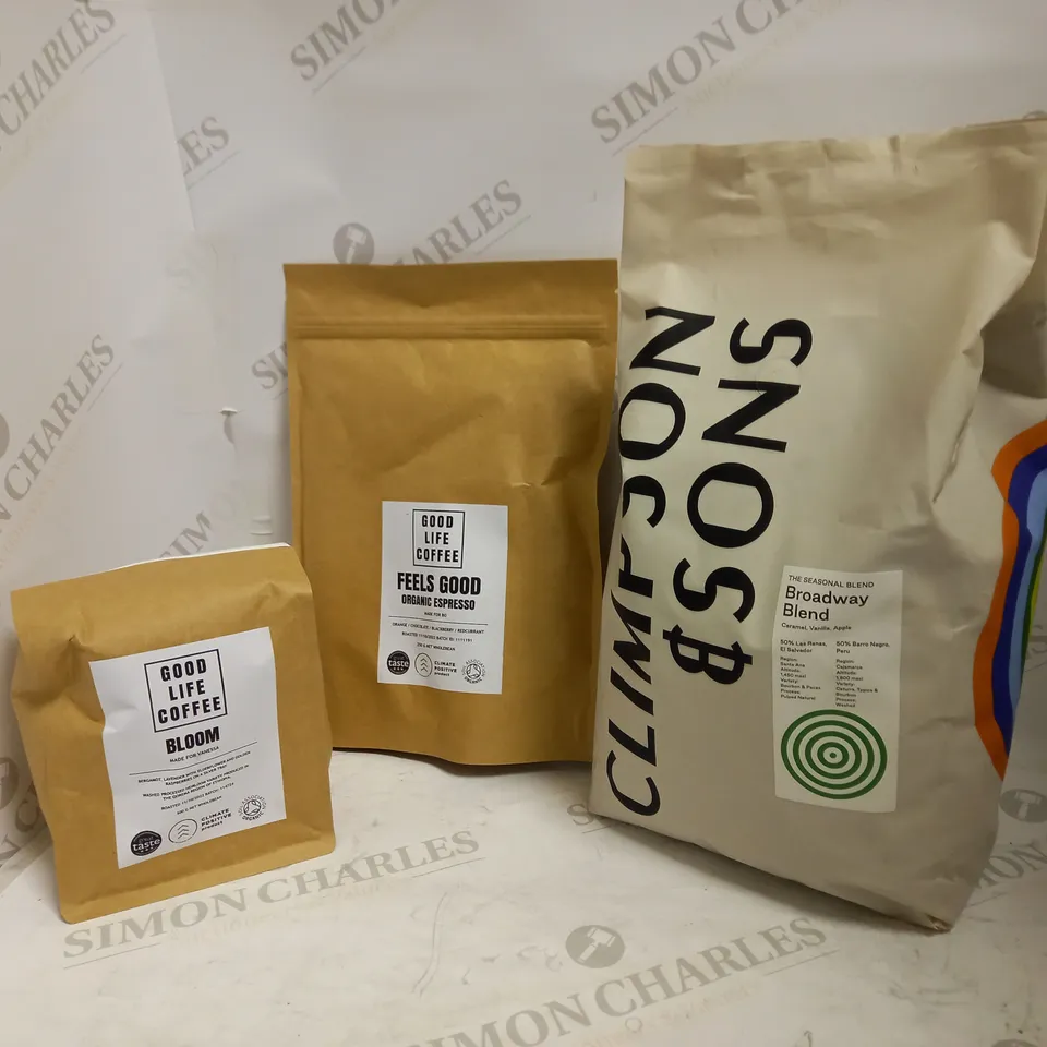 LOT OF 6 PACKS OF COFFEE BEANS