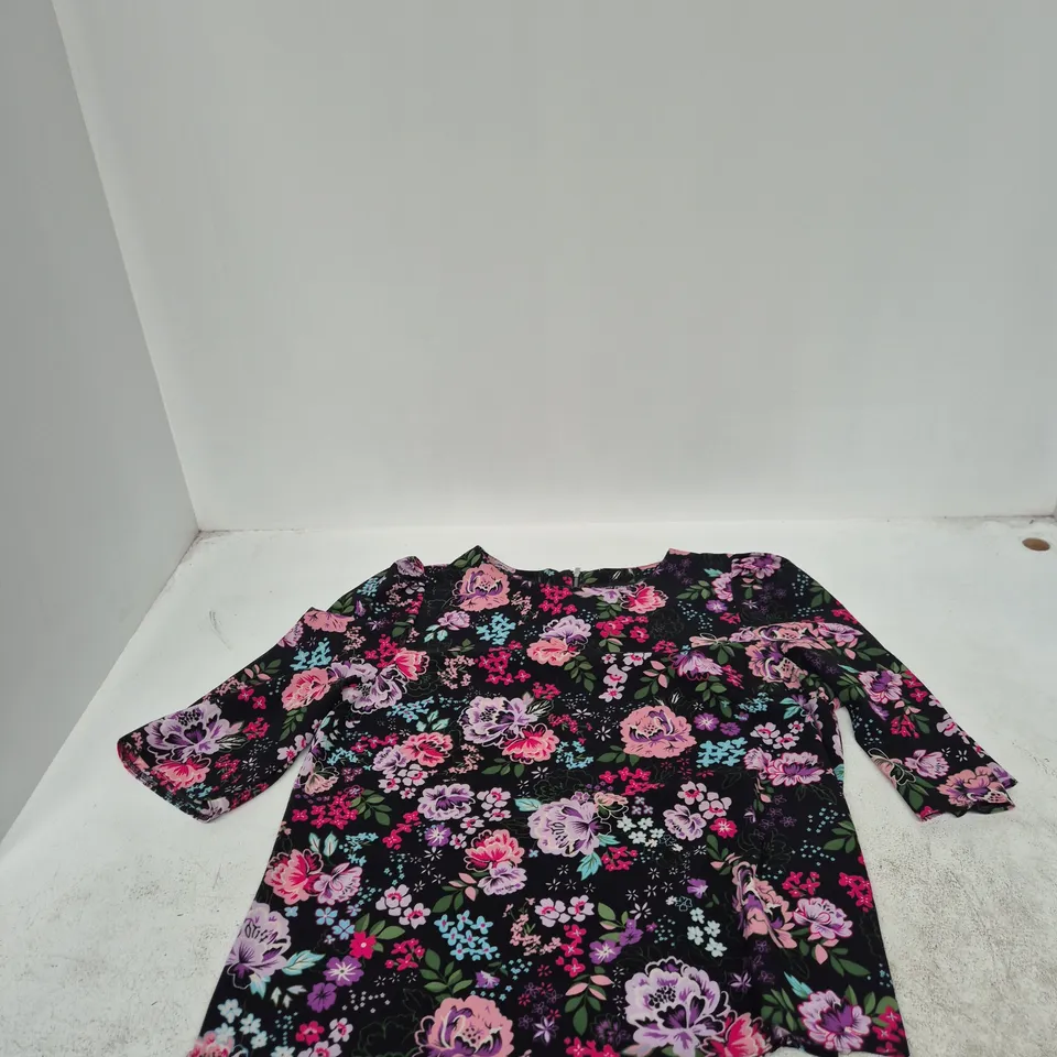 DOROTHY PERKINS WOMEN'S FLORAL ZIP-FRONT DRESS, UK 20 (US 16, EU 48)