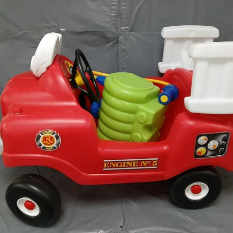 BOXED LITTLE TIKES SPRAY & RESCUE FIRE TRUCK