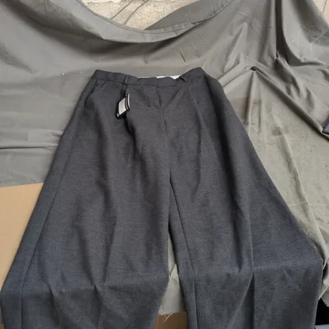 AUTOGRAPH WITH WOOL WOMEN'S TROUSERS – CHARCOAL, UK 12