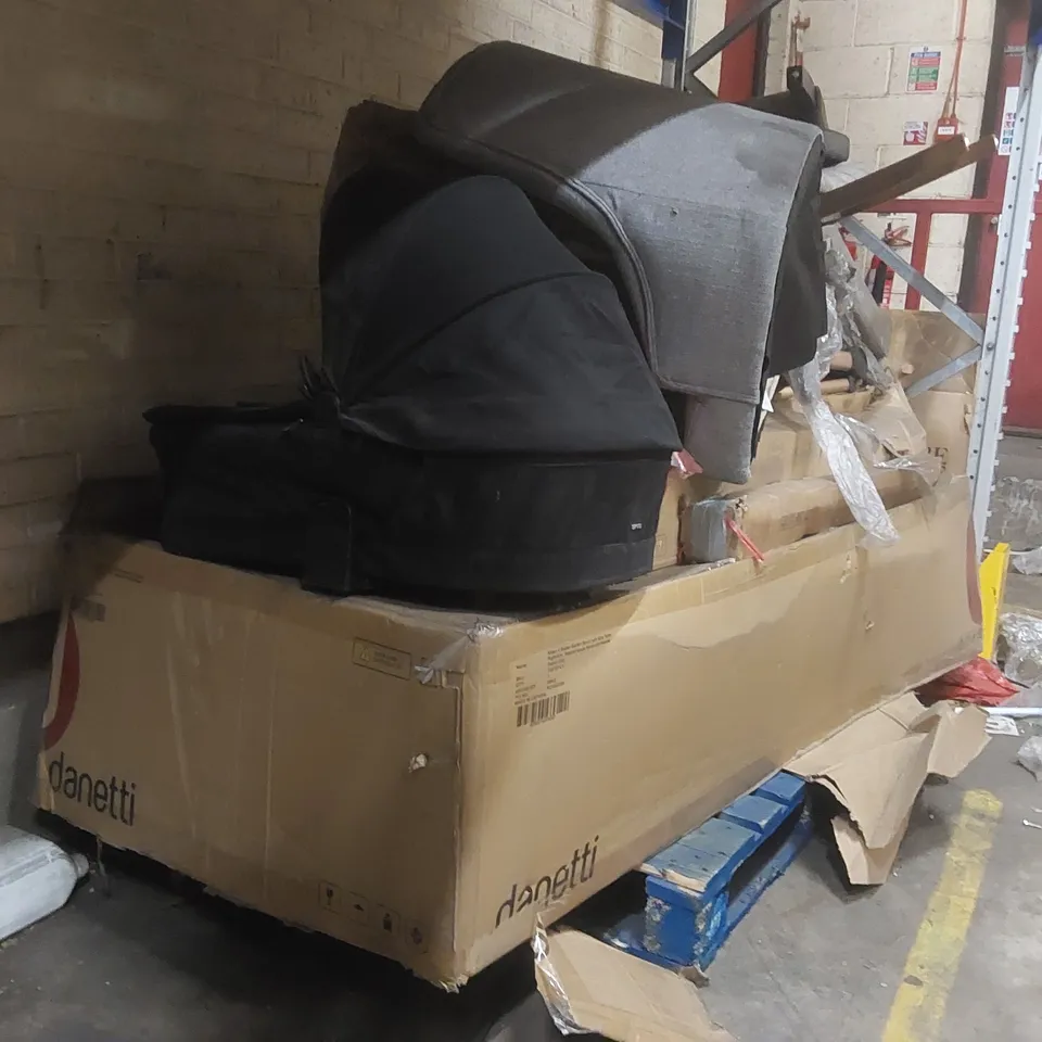 PALLET CONTAINING A LARGE QUANTITY OF ASSORTED FURNITURE PARTS ECT