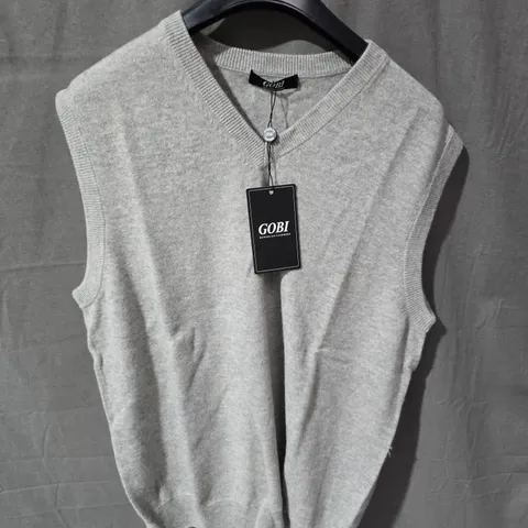 GOBI CASHMERE SLEEVELESS TOP – SIZE XL, COLOUR 828, MADE IN MONGOLIA