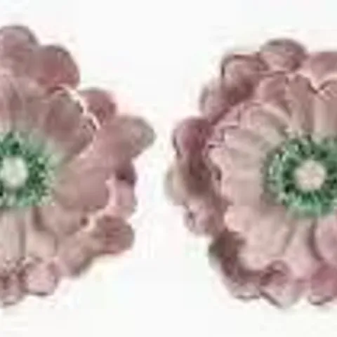 SET OF 2 MY GARDEN STORIES FLORAL PLAQUES