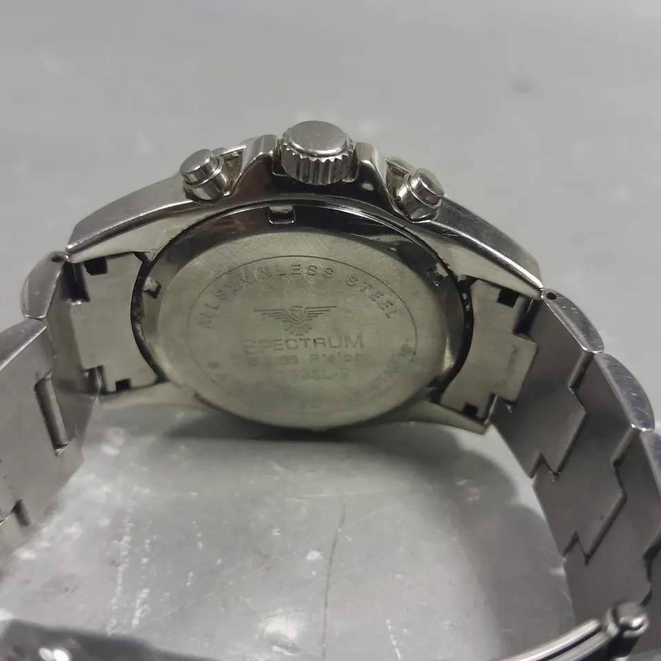 SPECTRUM ALL STAINLESS STEEL GENTS WATCH