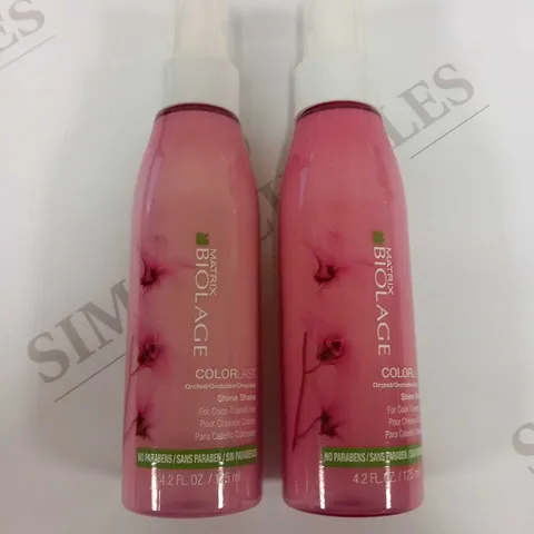 APPROXIMATELY 12 MATRIX COLOUR LAST SHINE SHAKE 125ML EACH