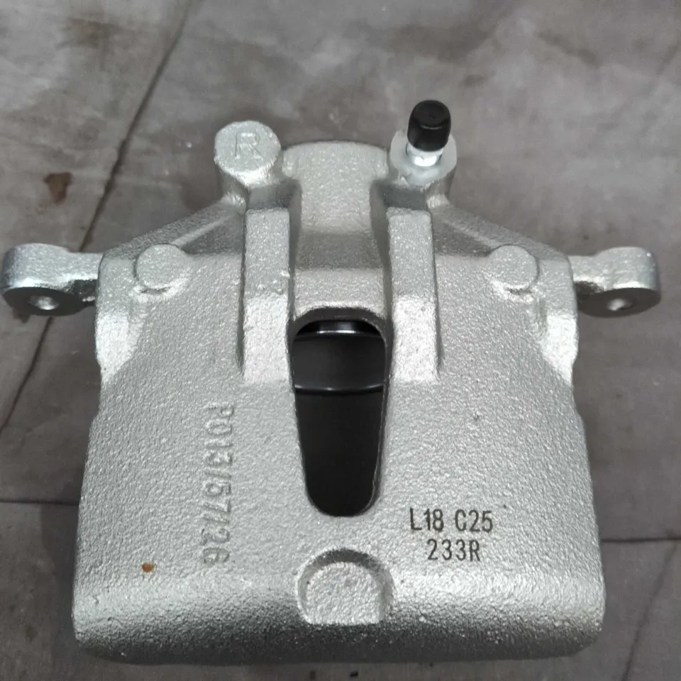 Car brake caliper, right-hand, single-piston aluminium casting (RH)