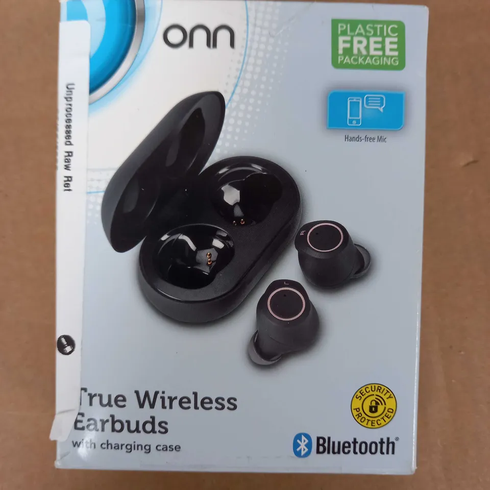 ONN TRUE WIRELESS EARBUDS WITH CHARGING CASE