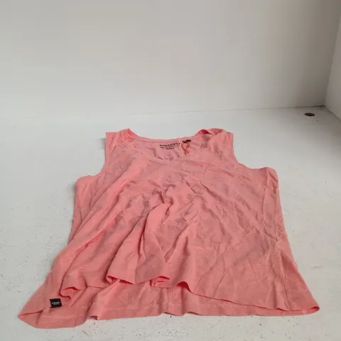 SUPERDRY WOMEN'S PINK TANK TOP – UK 14 (US 10, EU 42)