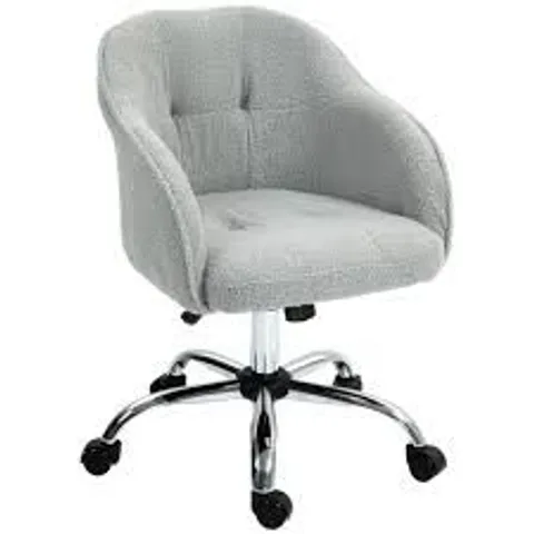 BOXED TEDDY FLEECE TASK CHAIR (1 BOX)