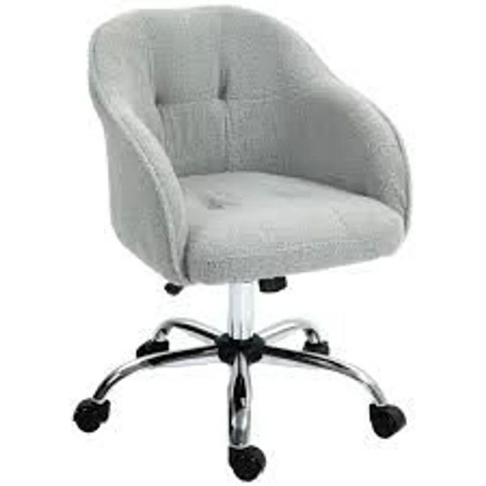 BOXED TEDDY FLEECE TASK CHAIR (1 BOX)