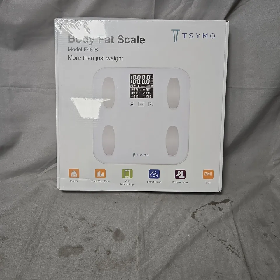 TSYMO BODY FAT SCALE – MODEL F48-B (BOXED)
