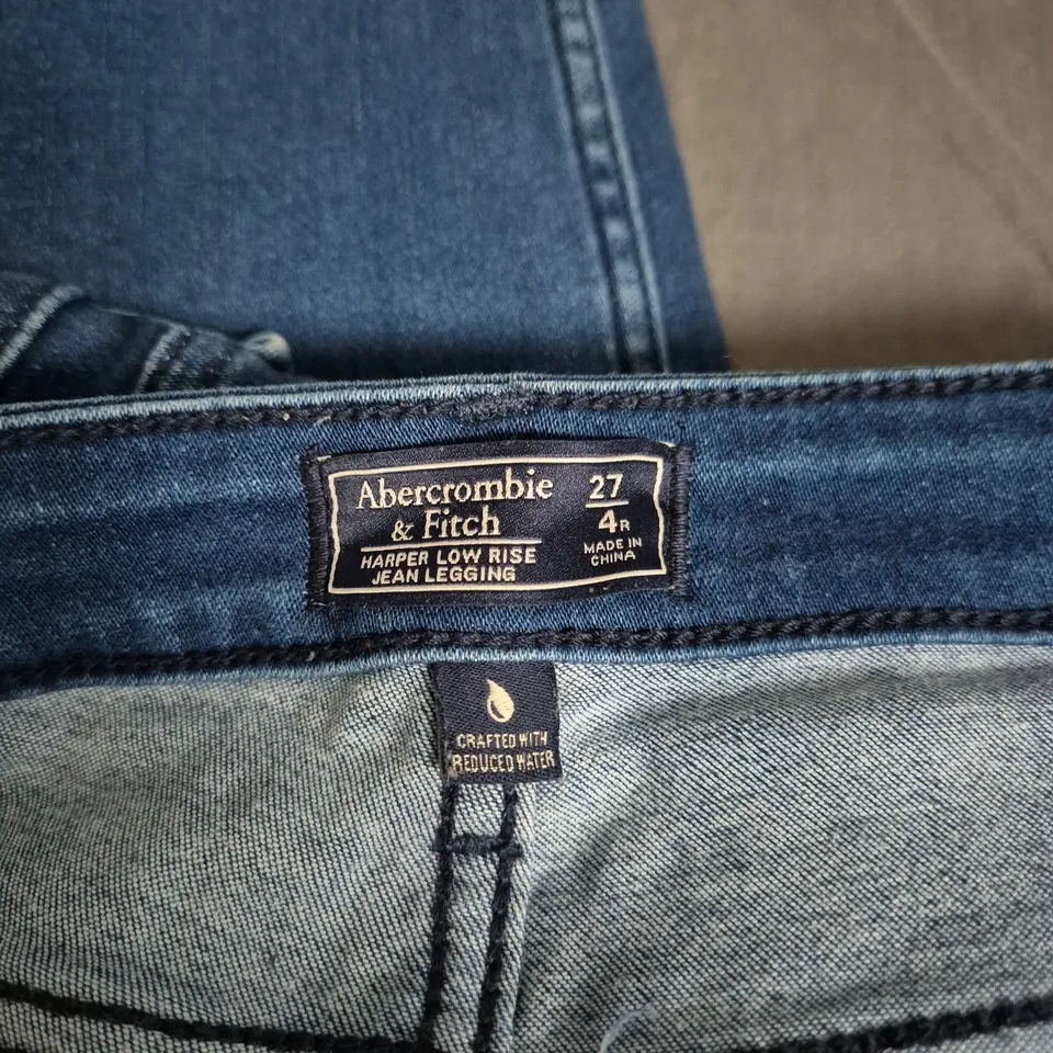 Abercrombie & Fitch Harper Low Rise Jeans Legging – Size 27 4R 