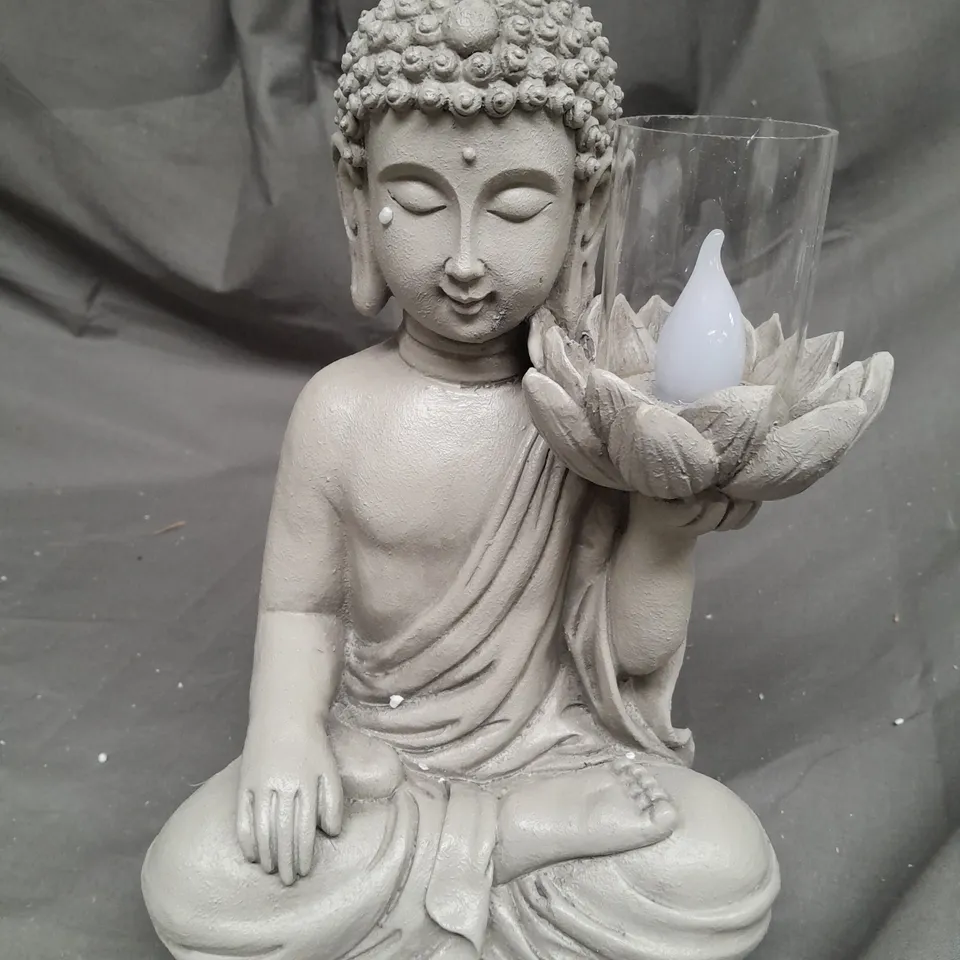 GARDEN REFLECTIONS BUDDHA SOLAR LIGHT