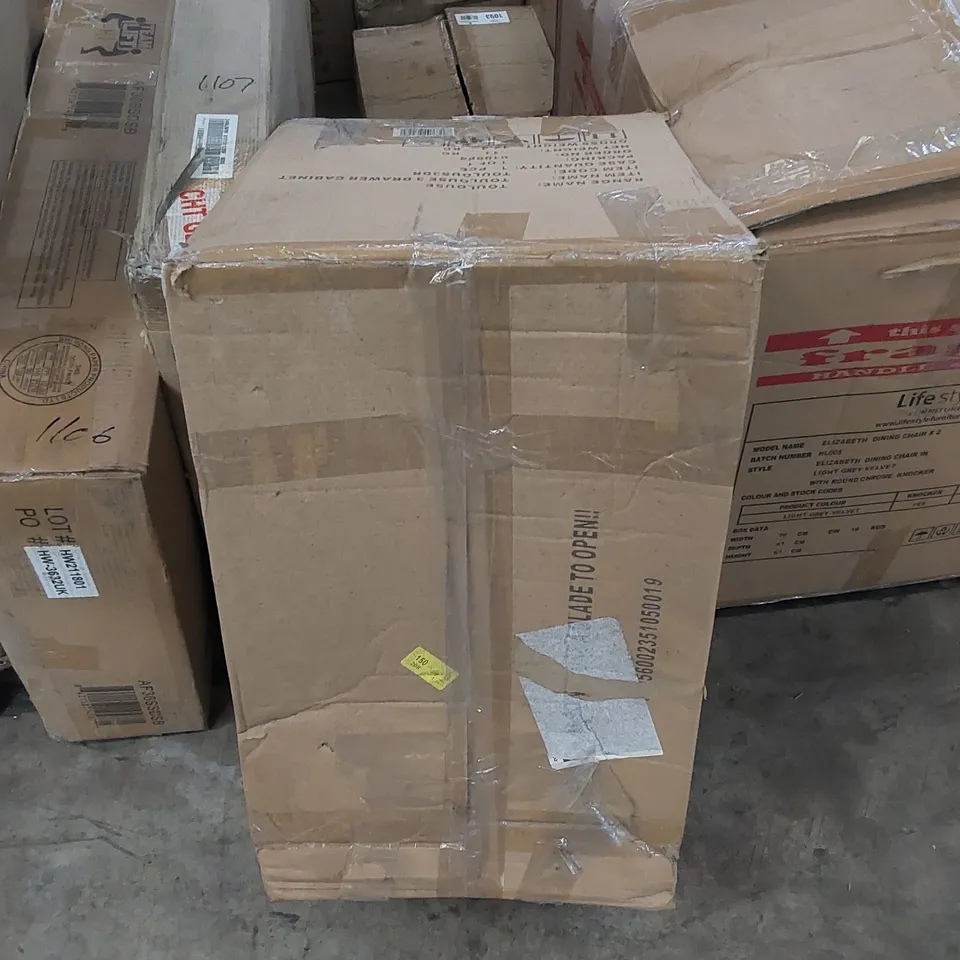 BOXED TOULOUSE 3 DRAWER CABINET (1 BOX)