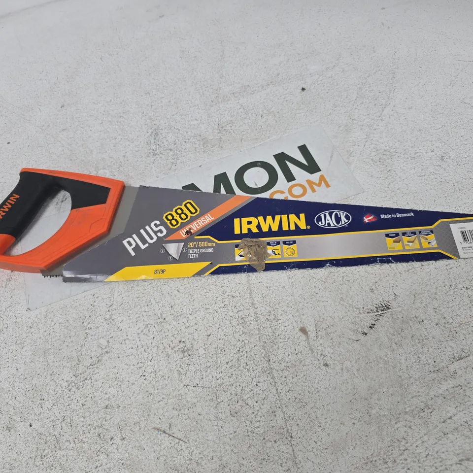IRWIN PLUS 880 UNIVERSAL HANDSAW – ORANGE HANDLE