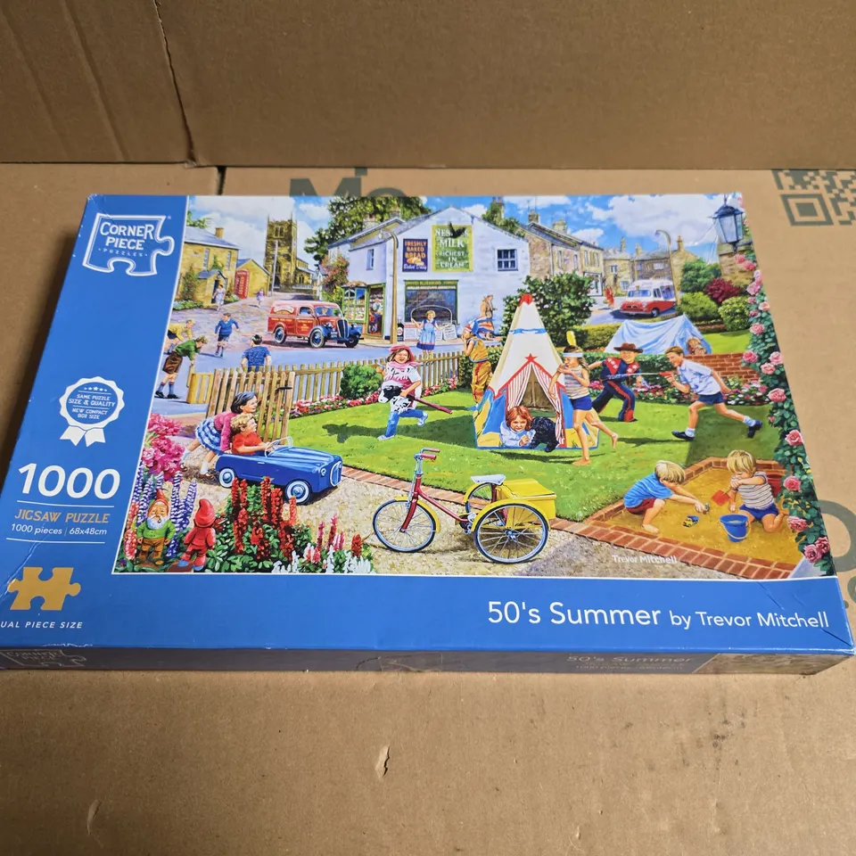 CORNER PIECE TREVOR MITCHELL – 50'S SUMMER 1000-PIECE JIGSAW PUZZLE