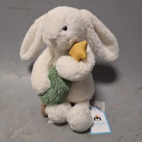 JELLYCAT I AM BASHFUL BUNNY WITH CHRISTMAS TREE