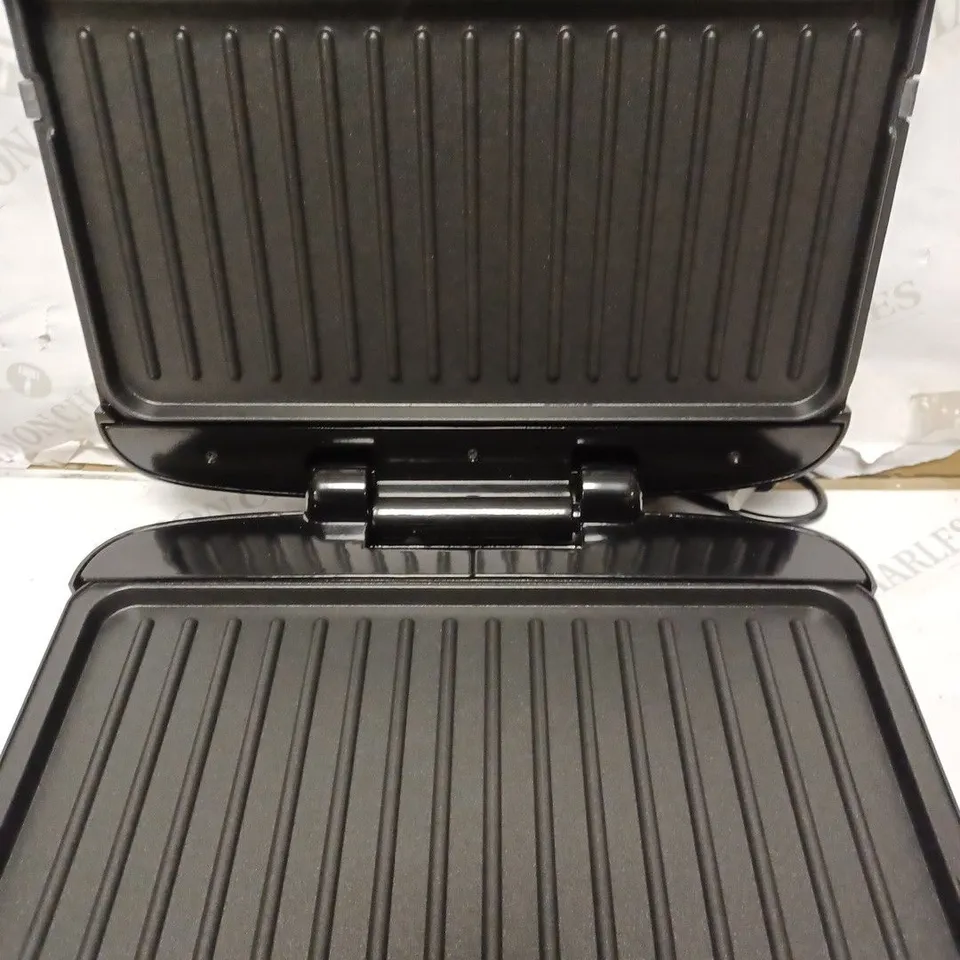 GEORGE FOREMAN MEDIUM REMOVABLE PLATES GRILL, BLACK [24330]