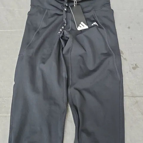 ADIDAS TIGHT FIT LEGGINGS IN BLACK SIZE UK SMALL (8-10)