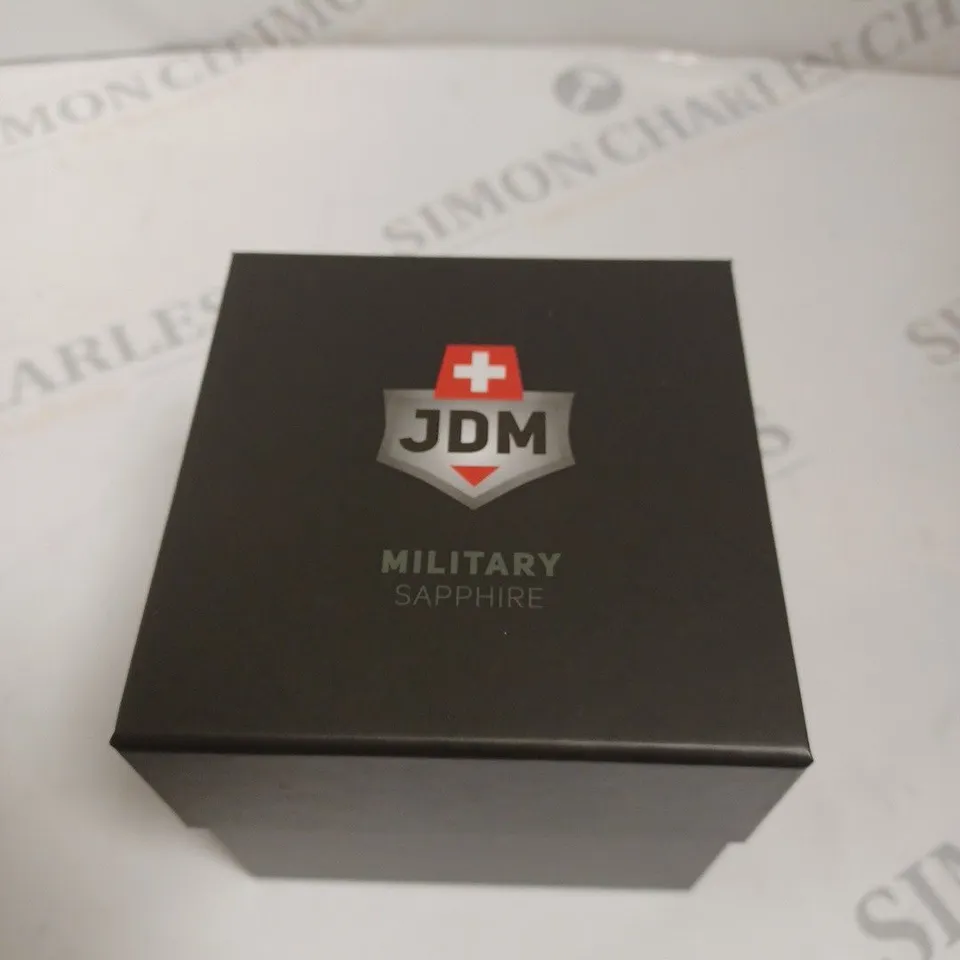 BOXED JDM GENTS SWISS MADE TANGO IP WATCH - GREY
