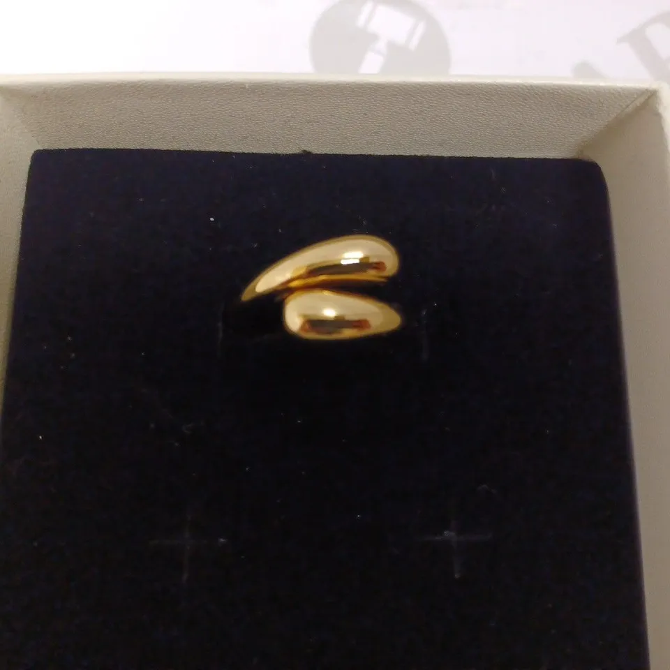 UMILELE GOLD EFFECT LOOP RING