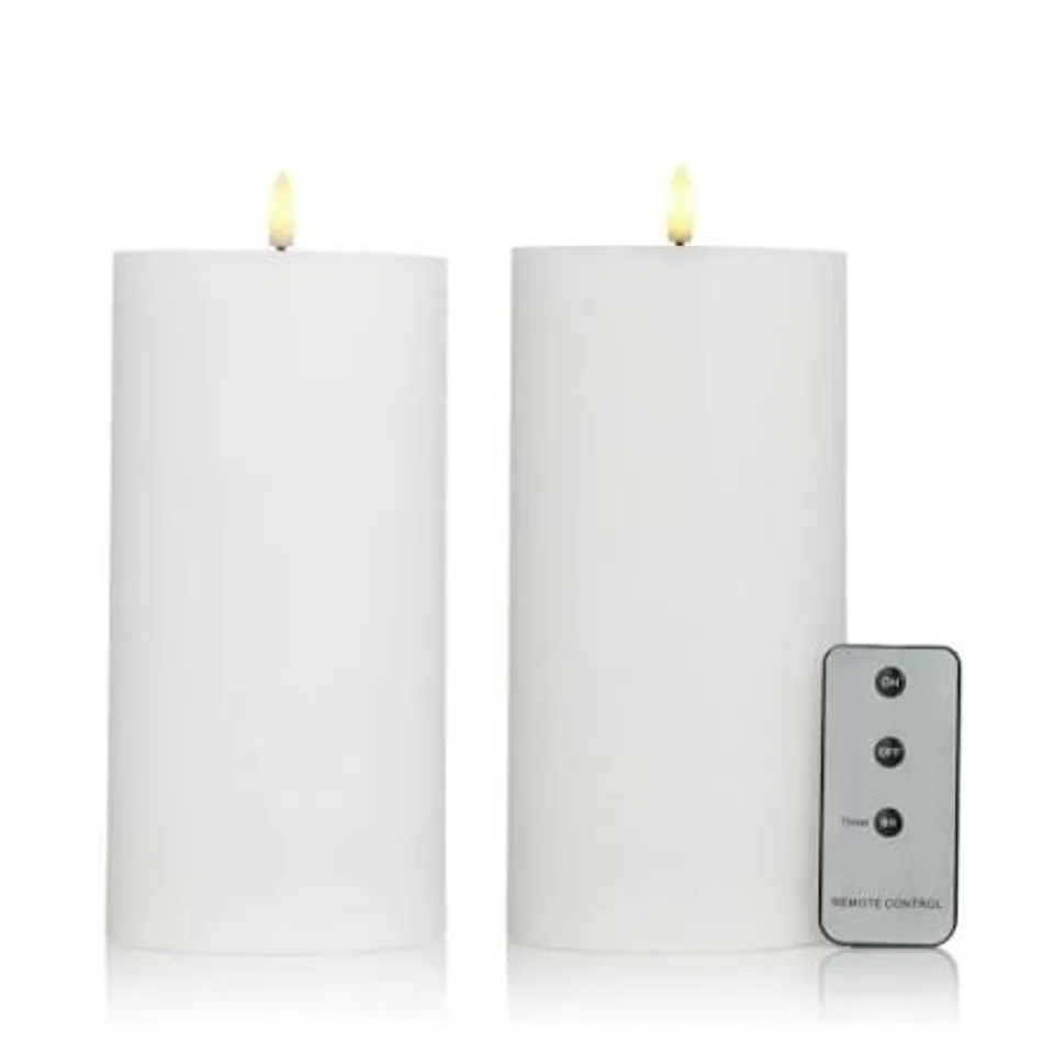 HOME STORIES WAX FLAMELESS CANDLES