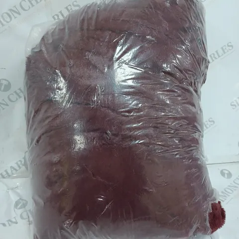 BOXED COZEE HOME VELVETSOFT HEATED THROW IN SHIRAZ WINE
