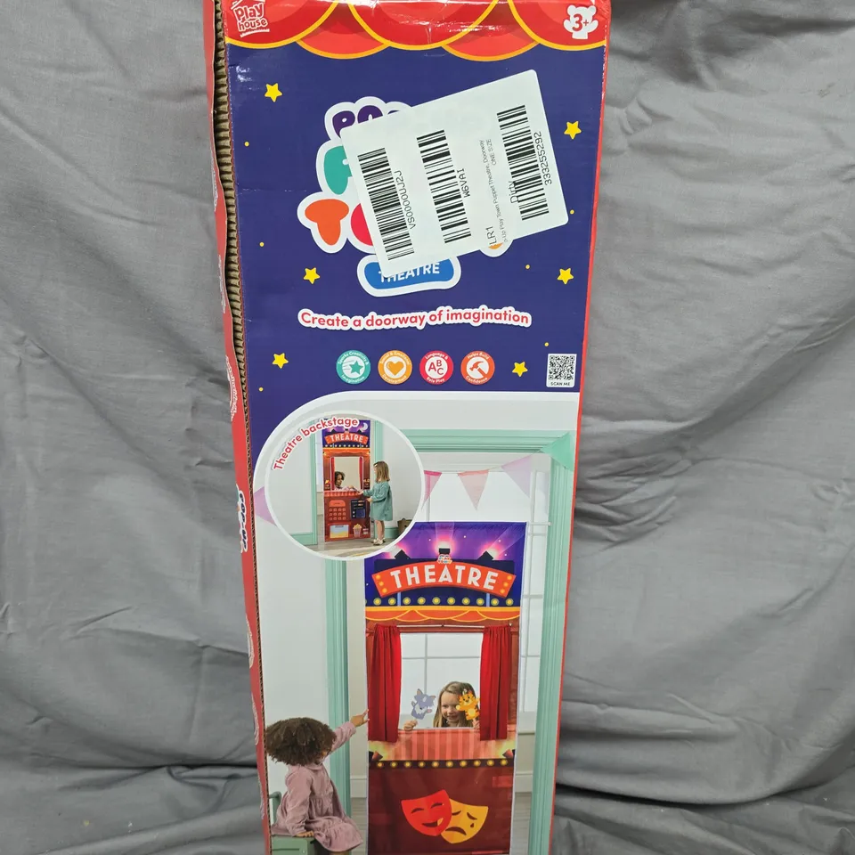 BOXED PLAY HOUSE POP UP PLAY TOWN THEATRE
