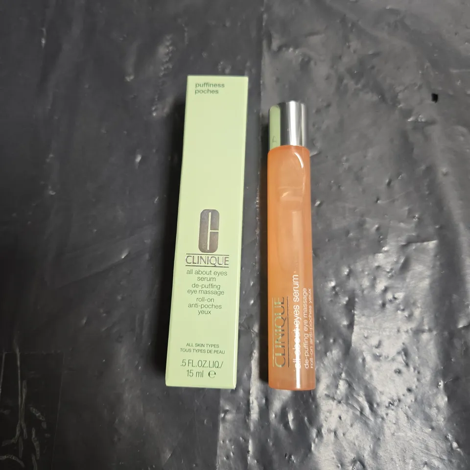 Clinique All About Eyes Serum – De-Puffing Eye Massage, 15 ml