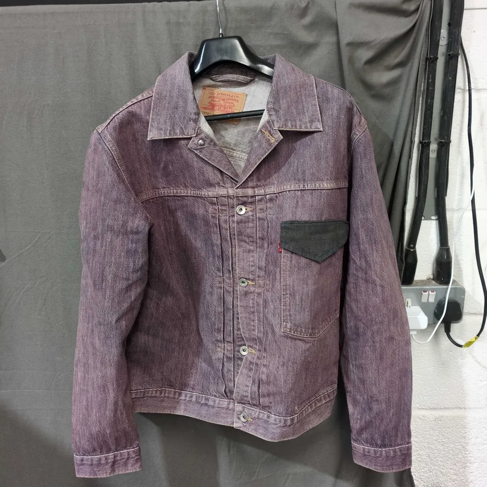 LEVI'S 70501 DENIM JACKET – PURPLE/MAUVE, UK LARGE