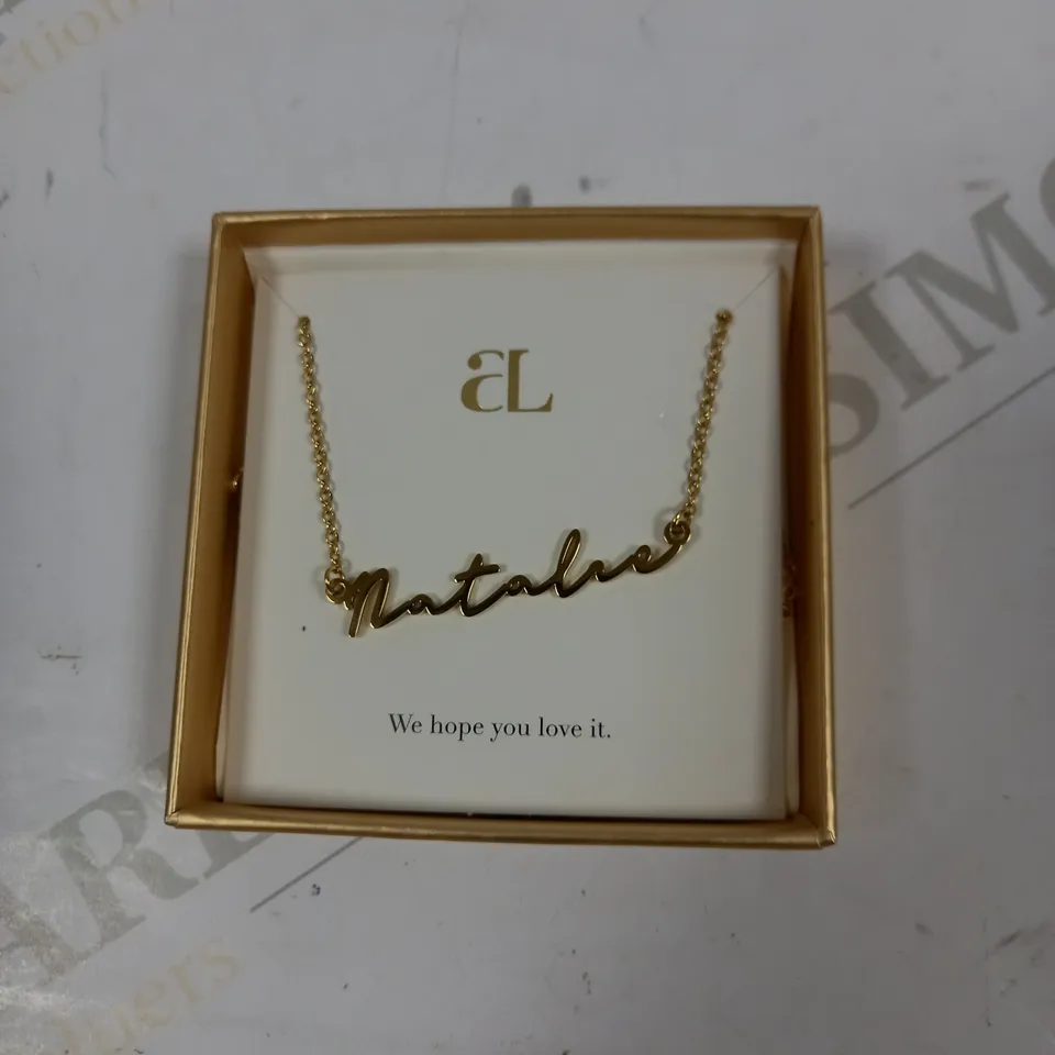 ABBOTT LYON PERSONALISED GOLD CHAIN NECKLACE 