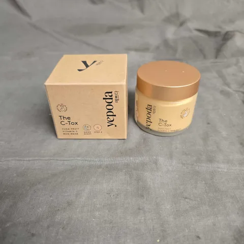 BOXED YEPODA THE C-TOX YUZA FRUIT VITAMIN C MUD MASK 80G