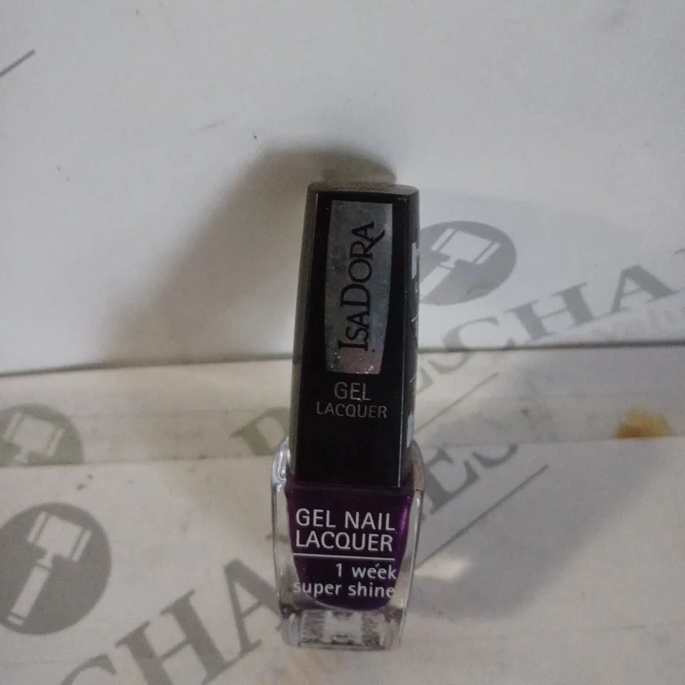 BOX OF APPROX 20 ISA DORA GEL LACQUER 1 WEEK SUPER SHINE NAIL POLISH.