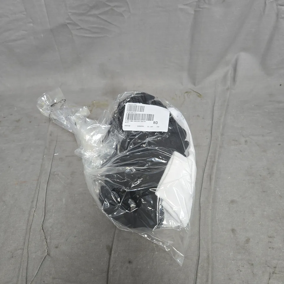 TOMMIE COPPER SET OF 4 INFRARED COMPRESSION ANKLE SOCKS BLACK/GREY/WHITE