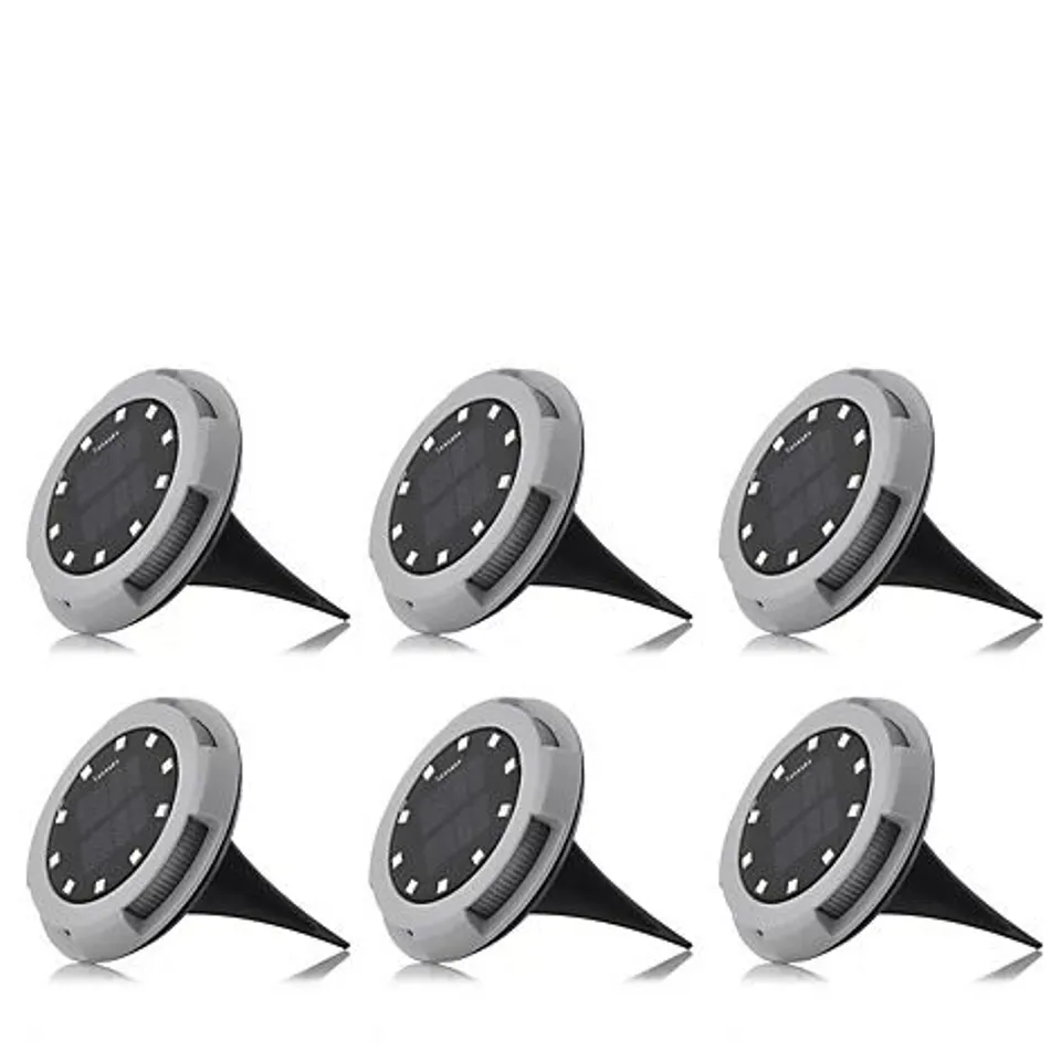 BELL & HOWELL DUAL FUNCTION SET OF 6 10 LED ULTIMATE DISK LIGHTS