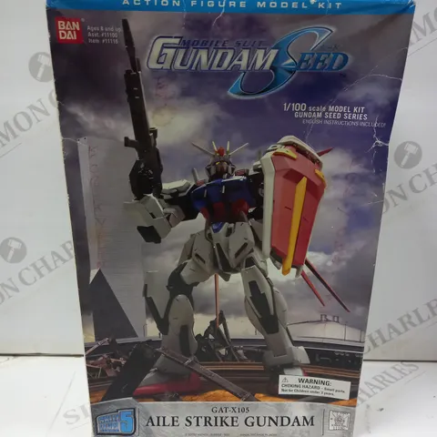 BOXED BAN DAI MOBILE SUIT GUNDAM SEED GAT-X105 AILE STRIKE GUNDAM SKILL LEVEL 5