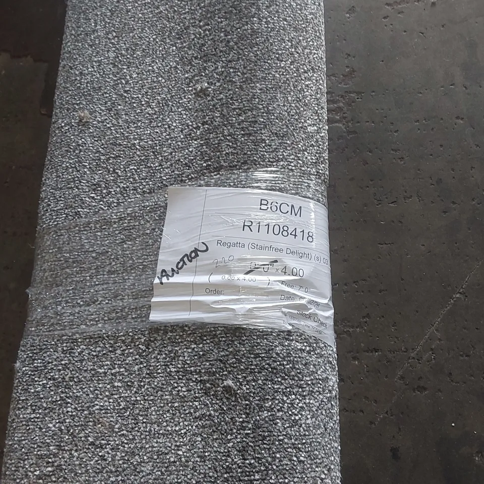 ROLL OF QUALITY REGATTA STAINFREE DELIGHT CARPET - APPROXIMATELY 2.2 x 4m