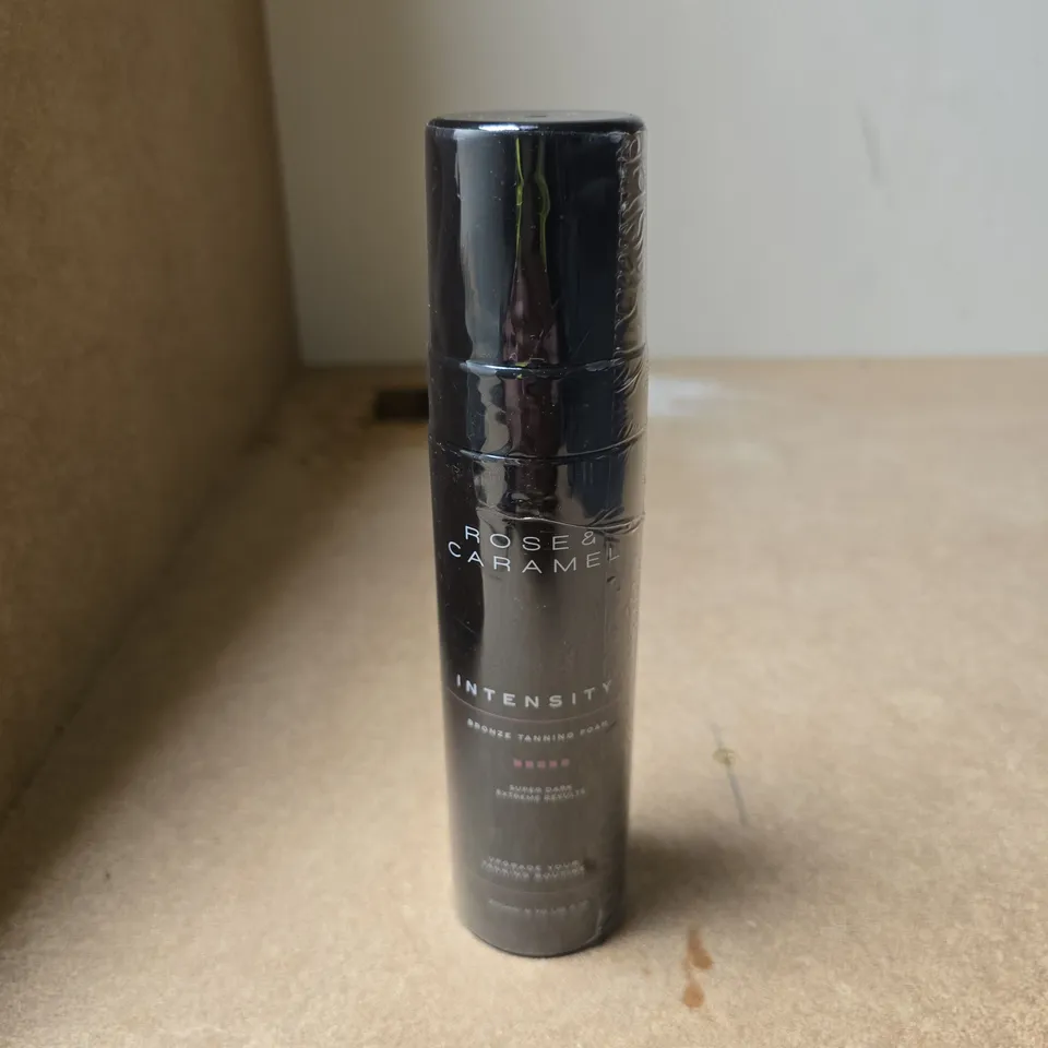 ROSE & CARAMEL INTENSITY BRONZE TANNING FOAM – BLACK BOTTLE - 200ML