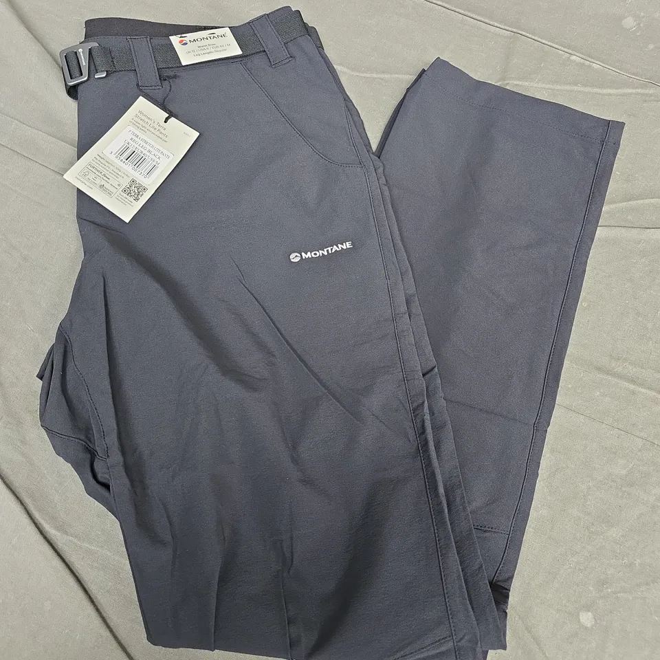 MONTANE WOMEN'S TERRA STRETCH LITE PANTS – UK 12 / EUR 40, BLACK