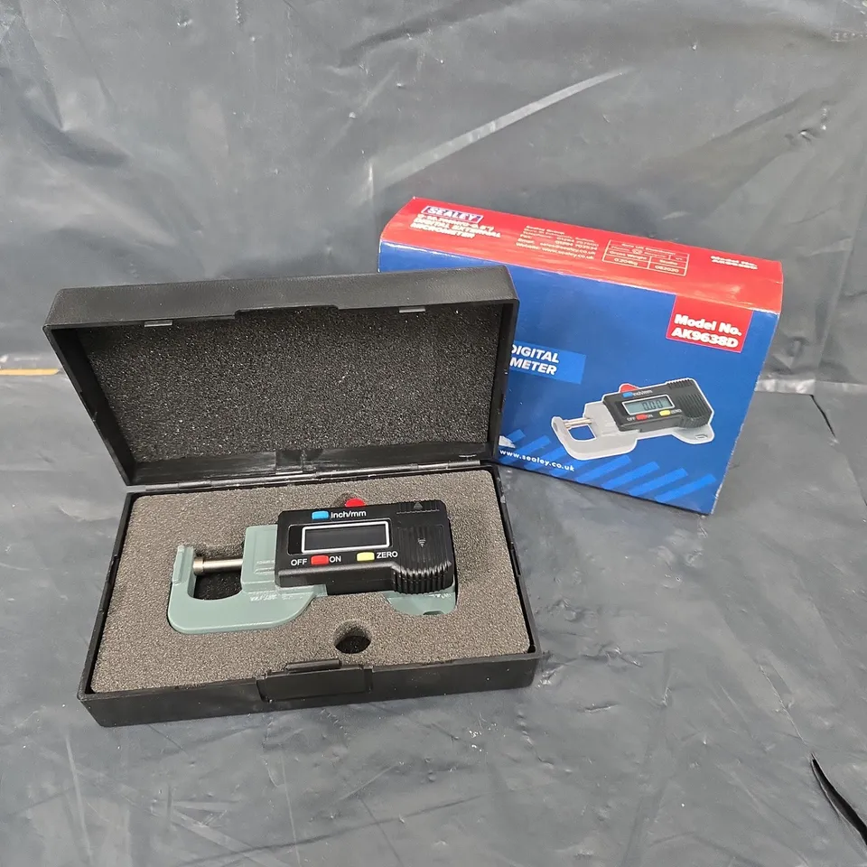 SEALEY 0-0.5" DIGITAL EXTERNAL MICROMETER 